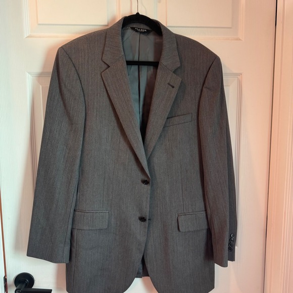 Jos. A. Bank Other - Jos. A. Bank Blazer Mens 41L Grey Herringbone Wool Signature Sport Coat 5450